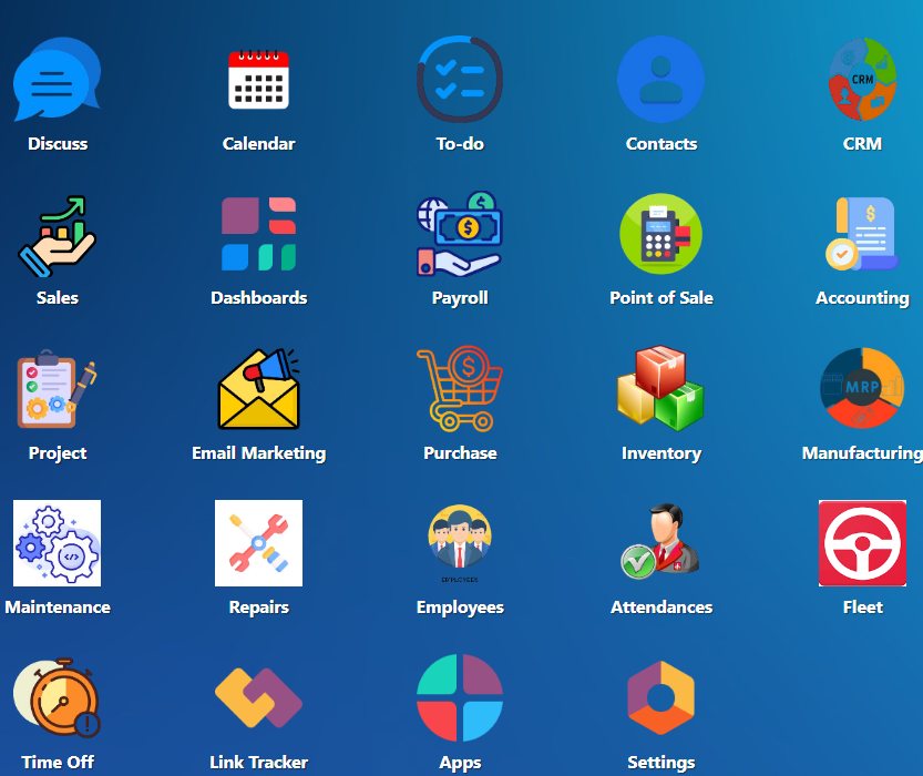 SysGenPro ERP Dashboard